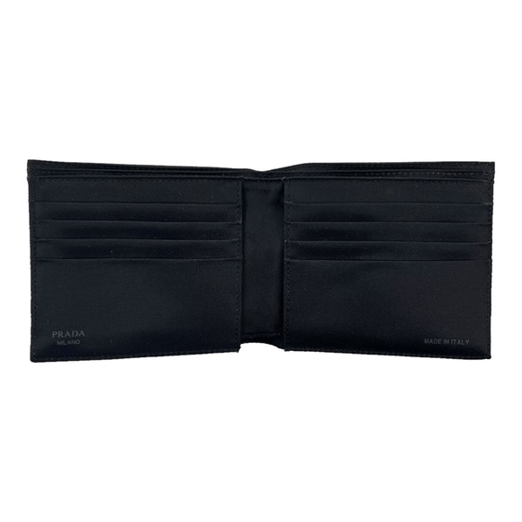Prada Badge Logo Nylon Bifold Wallet - Picture 3 of 9